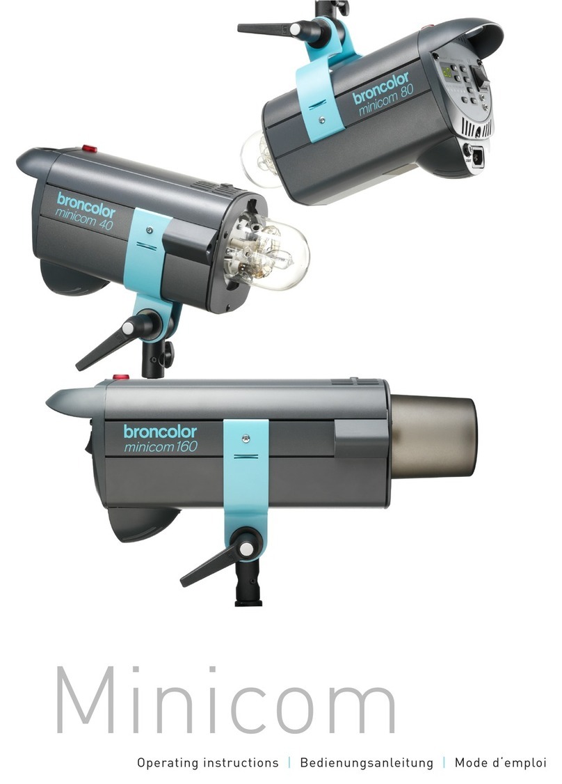Broncolor Minicom 40 operating instructions