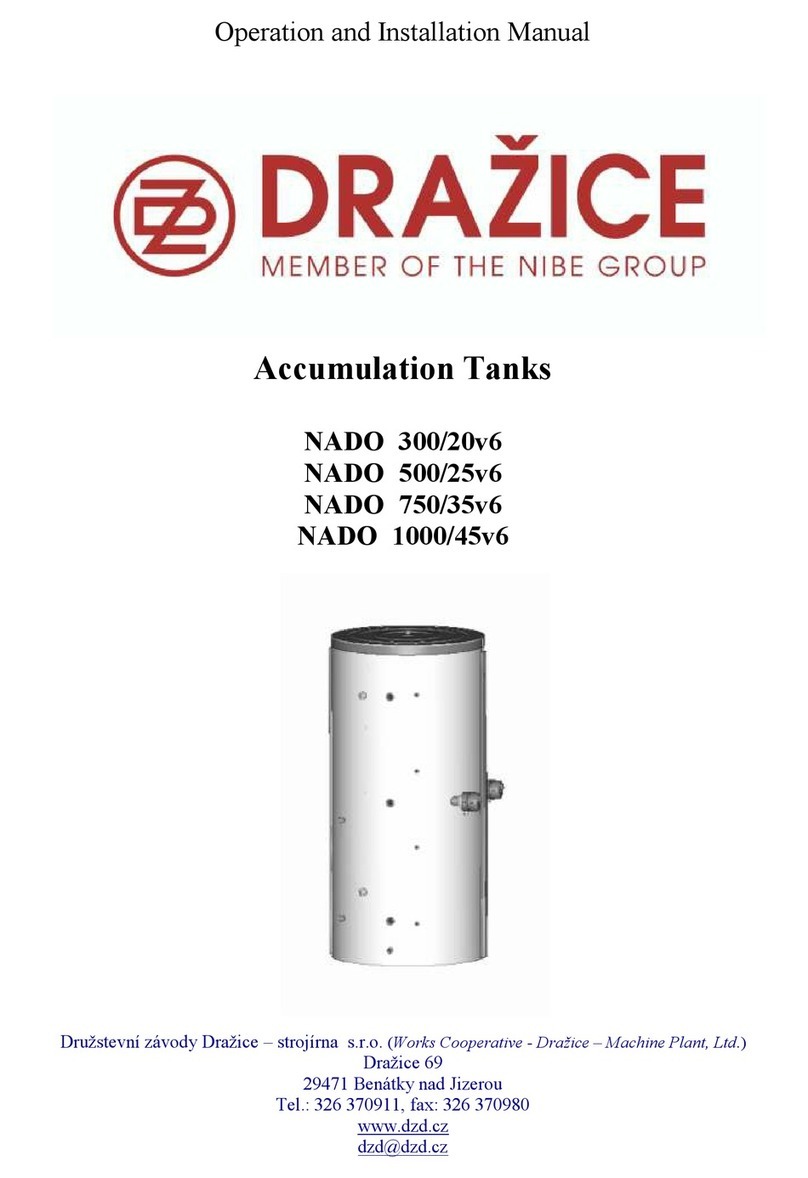 Dražice NADO 300/20v6 Instruction Manual