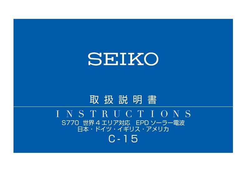 Seiko S770 instructions