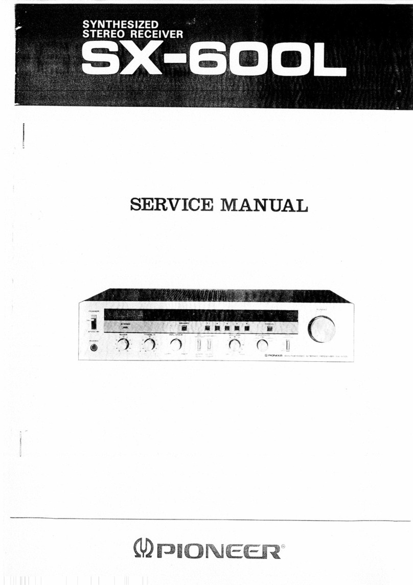 Pioneer SX-600L User manual