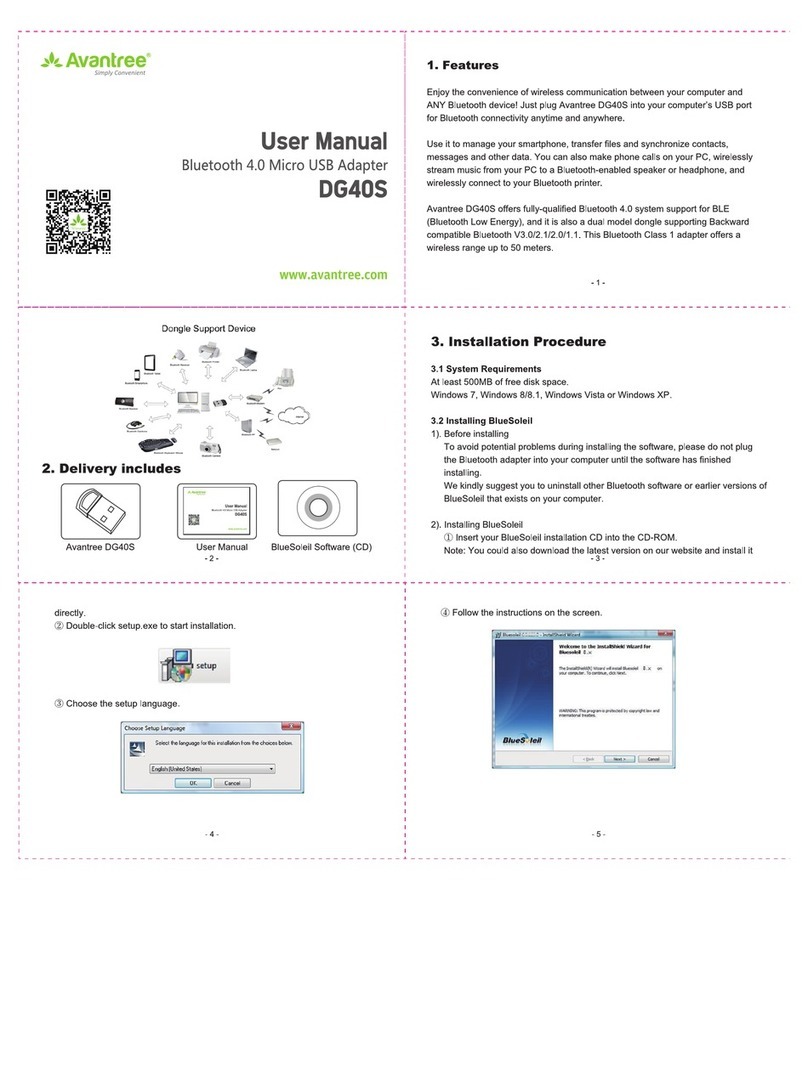 Avantree DG40S user manual