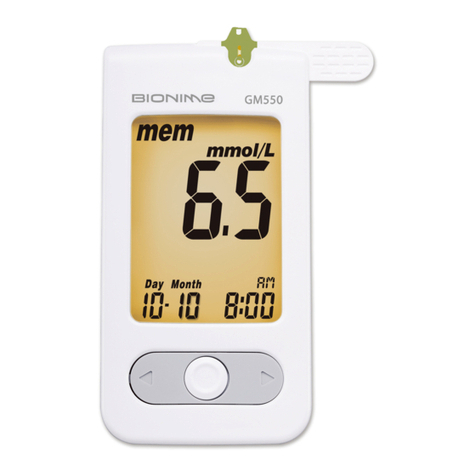 BIONIME GM550 user manual