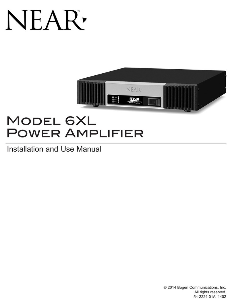 NEAR 6XL Installation and use manual
