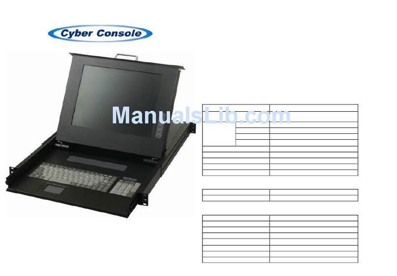 Cyber Console IC-1501 user manual