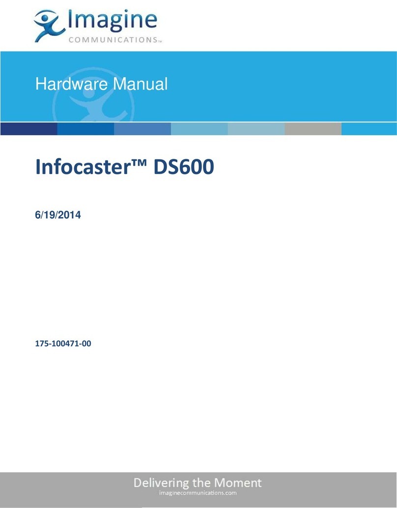 Imagine Infocaster DS600 Hardware manual