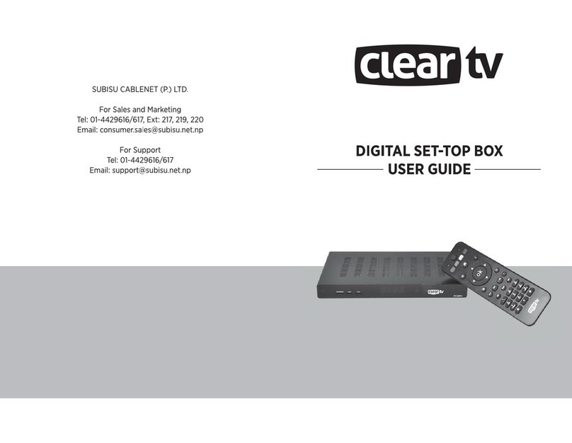 Clear TV IPO-85iPH user guide