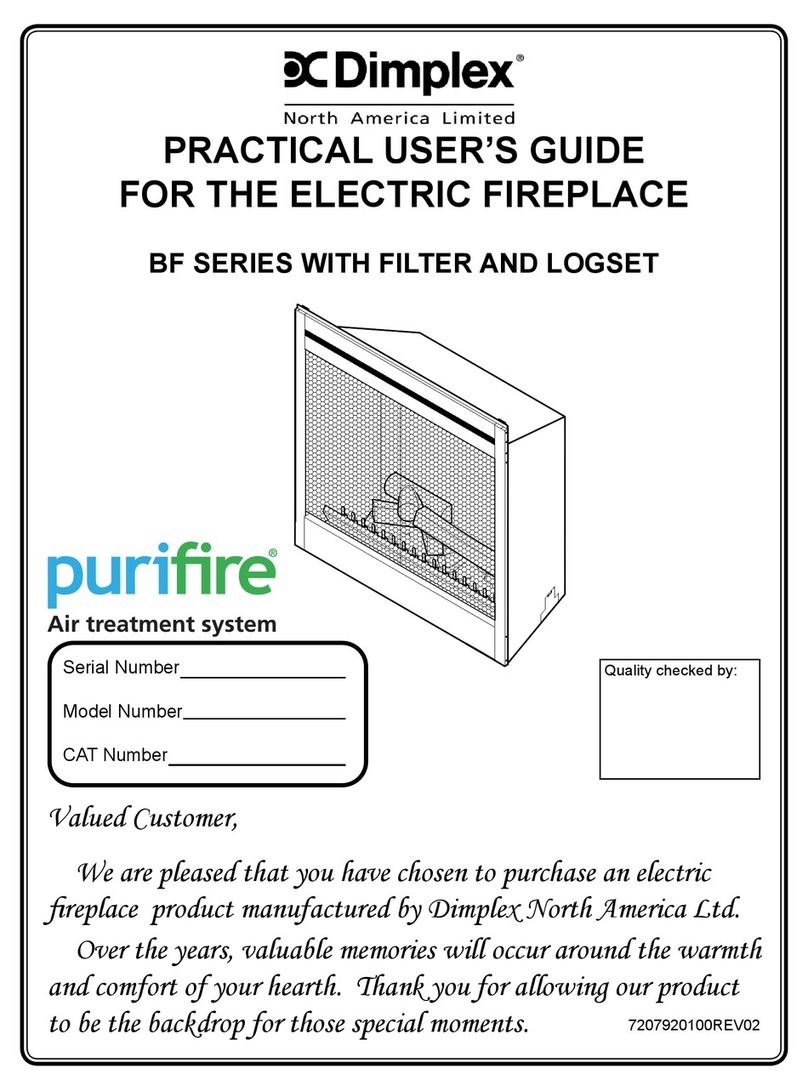Dimplex BF SERIES User manual