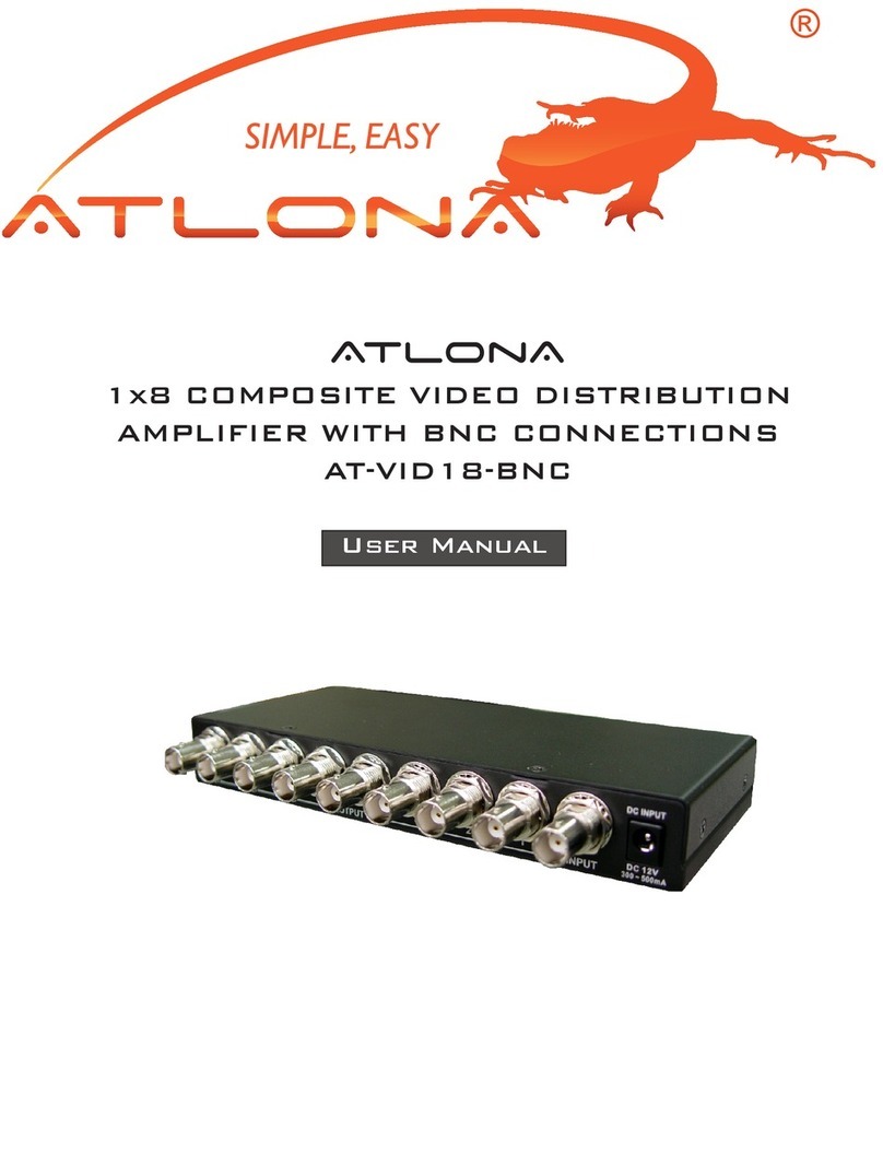 Atlona AT-VID18-BNC user manual