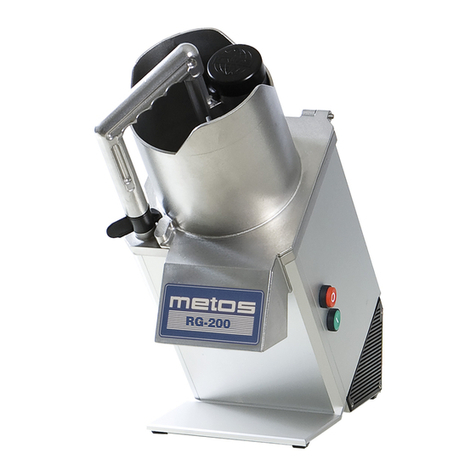 Metos RG-200 User manual