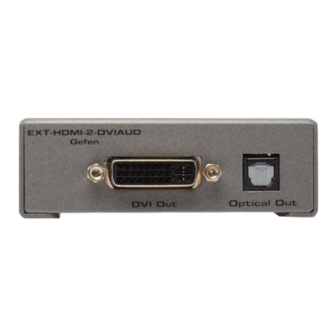 Gefen EXT-HDMI-2-DVIAUD User manual