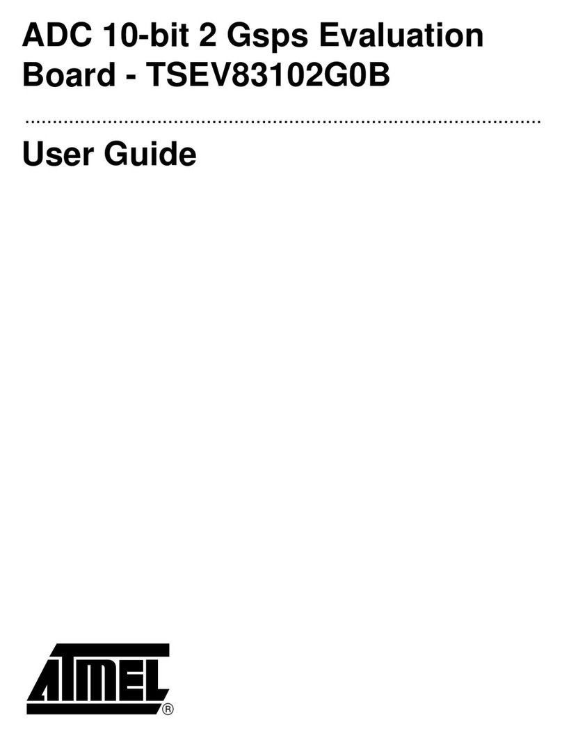 Atmel TSEV83102G0B User manual