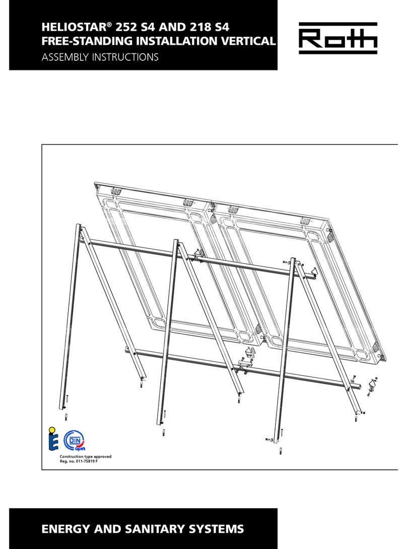 Roth Heliostar 252 S4 Assembly instructions