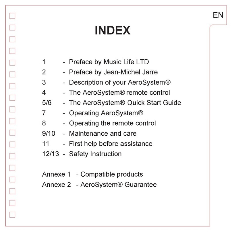 Jarre AeroSystem quick start guide