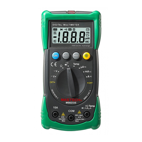 Mastech MS8233E user manual