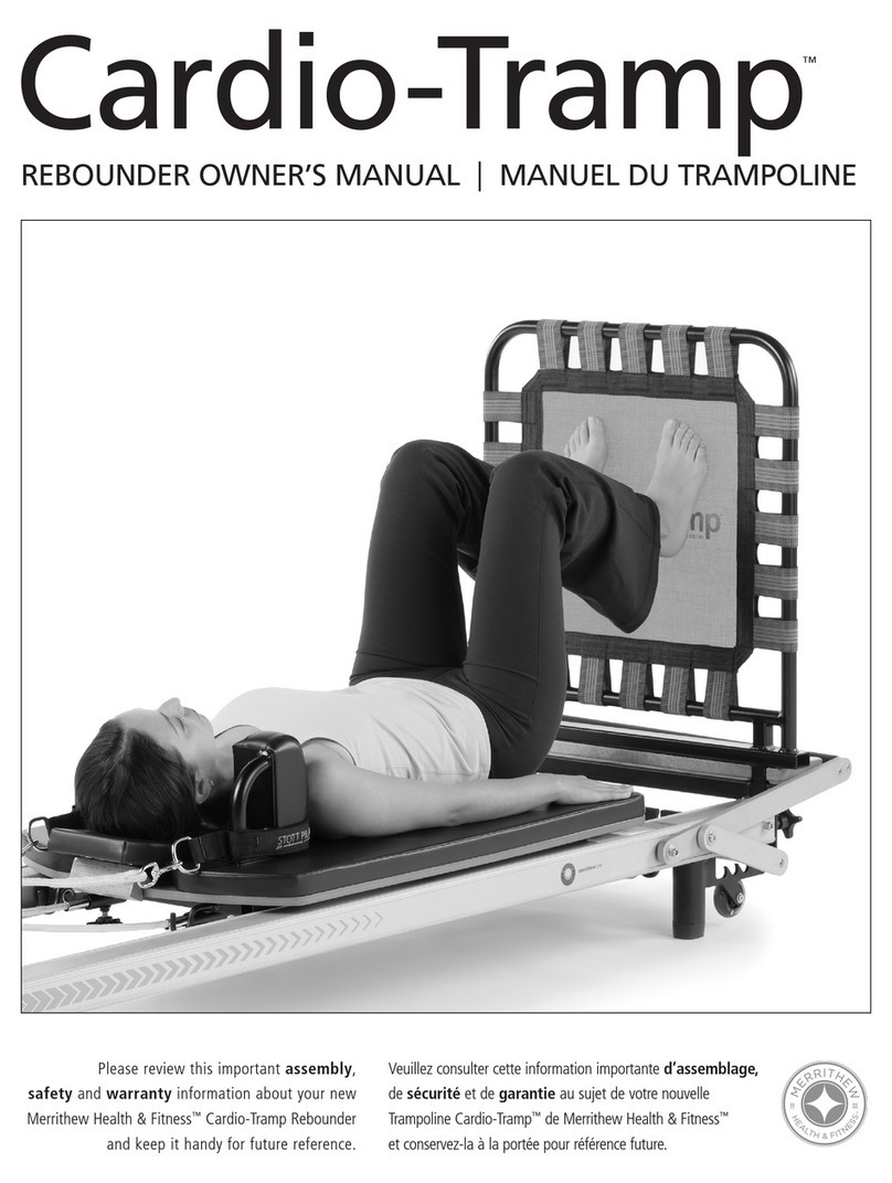 Merrithew Health & Fitness Cardio-Tramp Rebounder owner's manual
