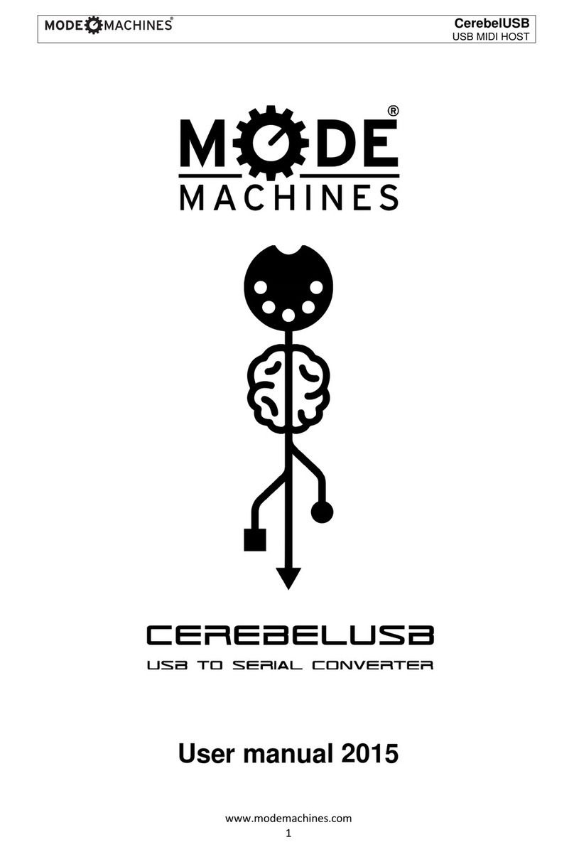 Mode Machines CerebelUSB user manual