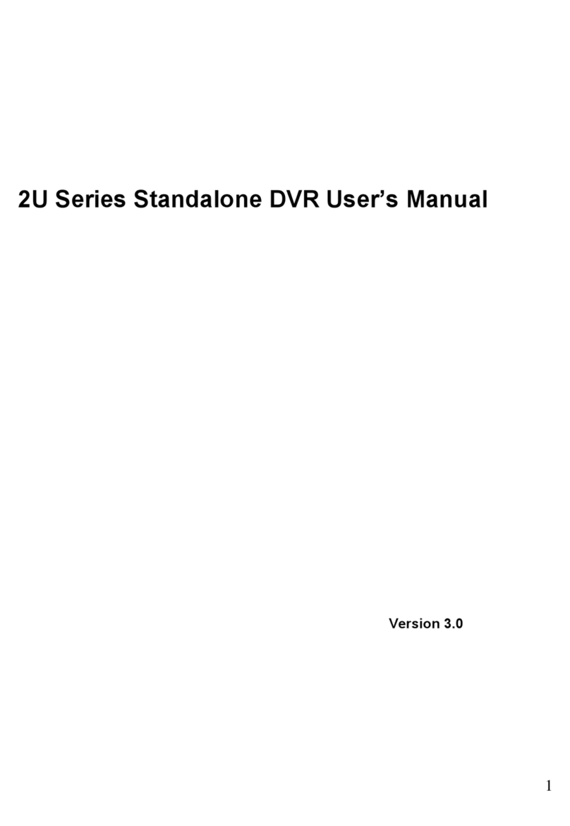 DVR SYSTEMS 2U Series user manual