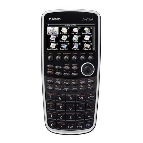 Casio FX-CG10 User manual