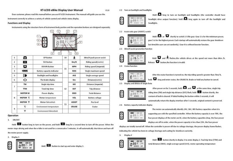 microbike KT-LCD3 user manual