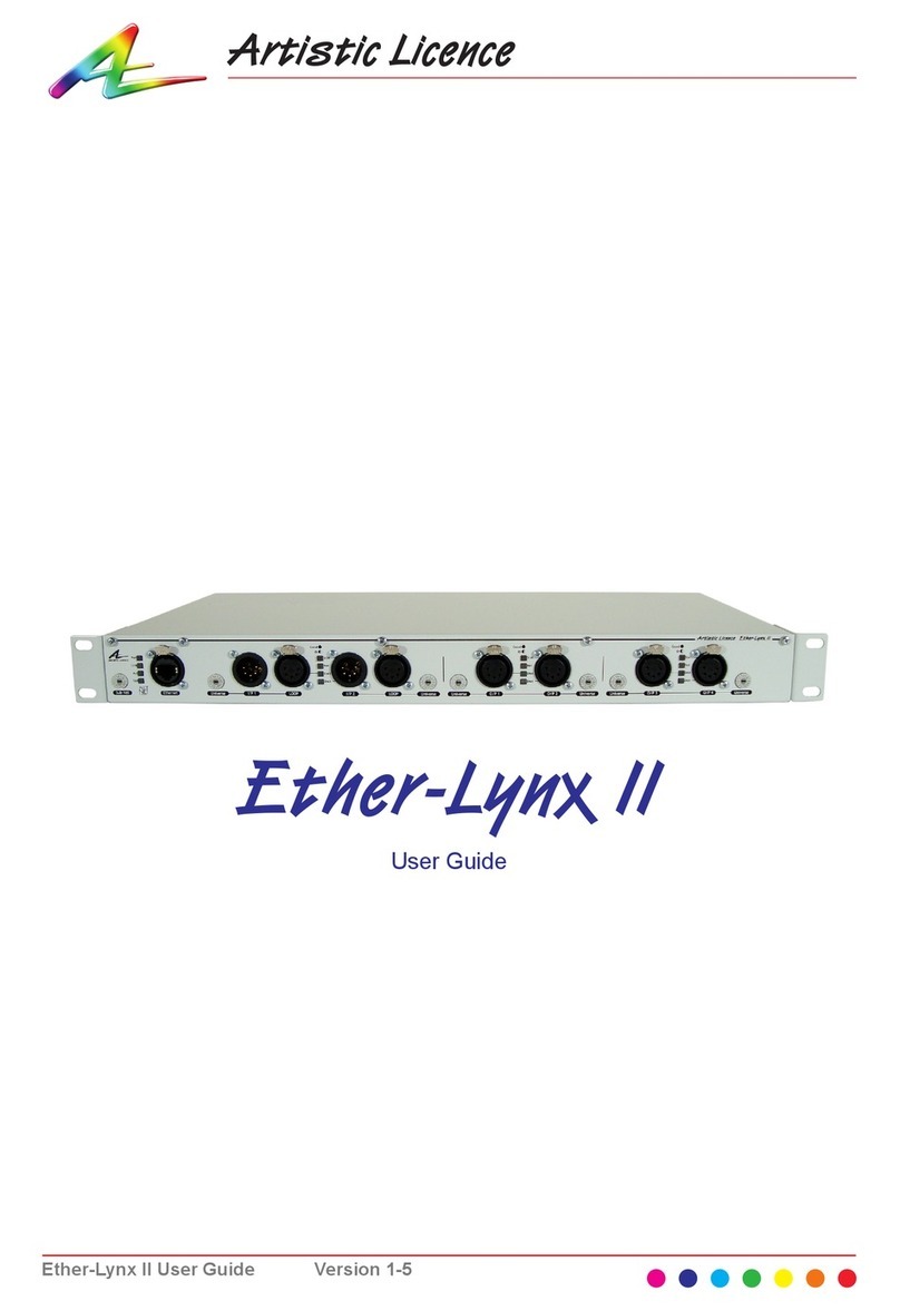 Artistic License Ether-Lynx II User manual