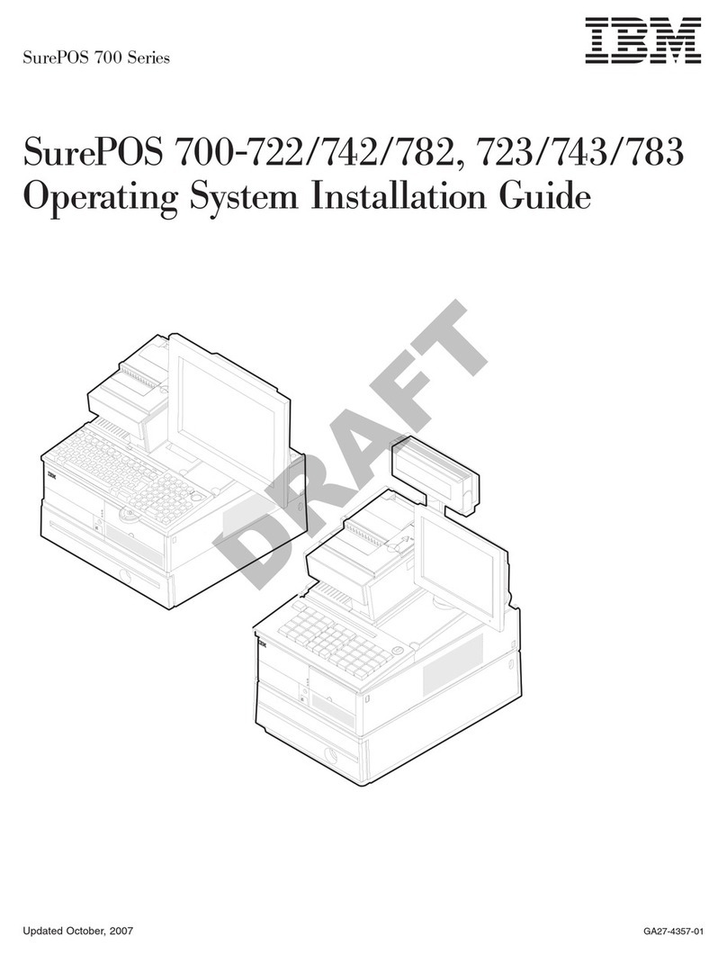 IBM SurePOS 700 Series Operating system installation guide