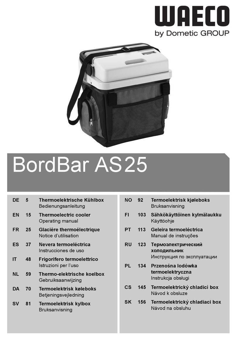 Waeco BordBar AS25 operating manual
