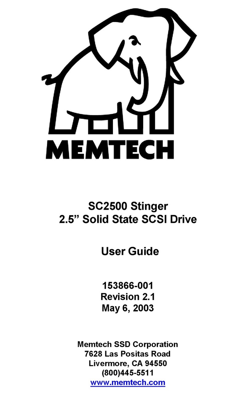 Memtech SC2500 Stinger user guide