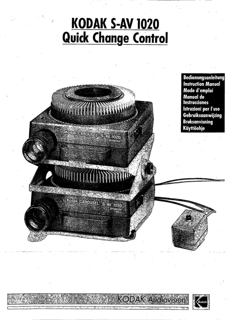 Kodak S-AV 1020 User manual