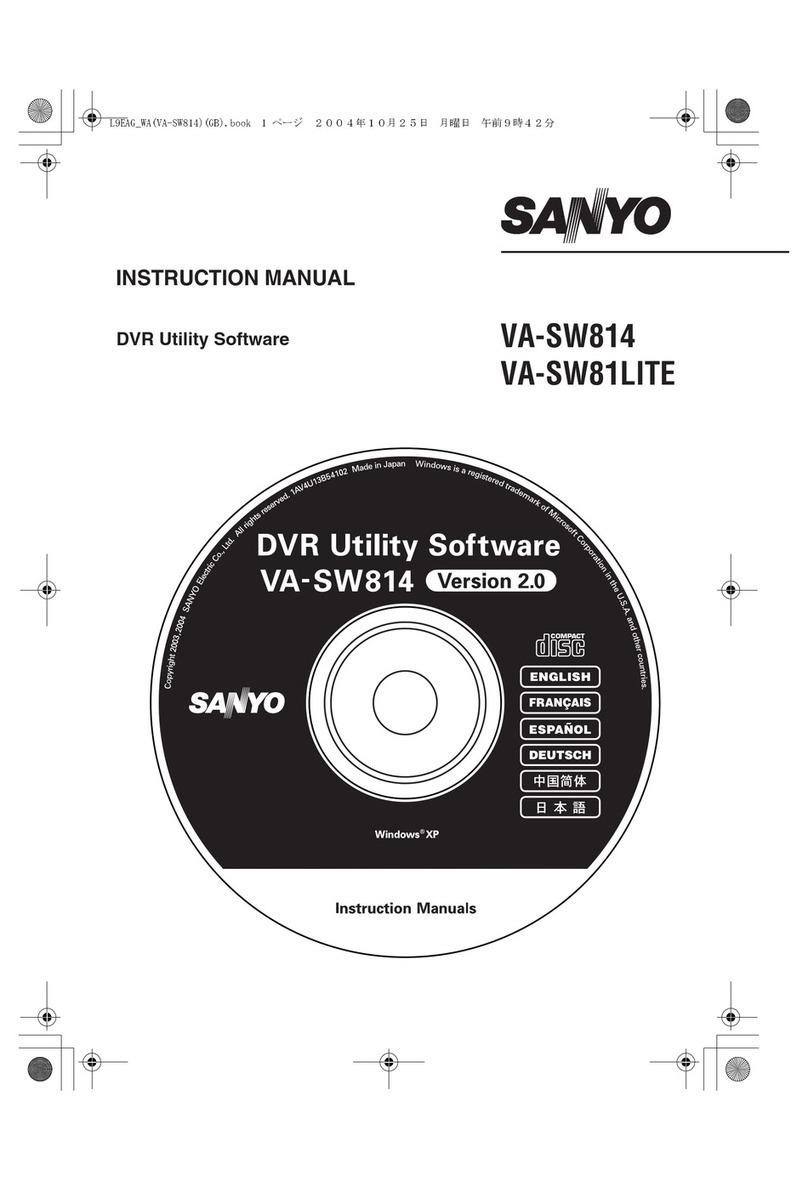 Sanyo VA-SW814 User manual