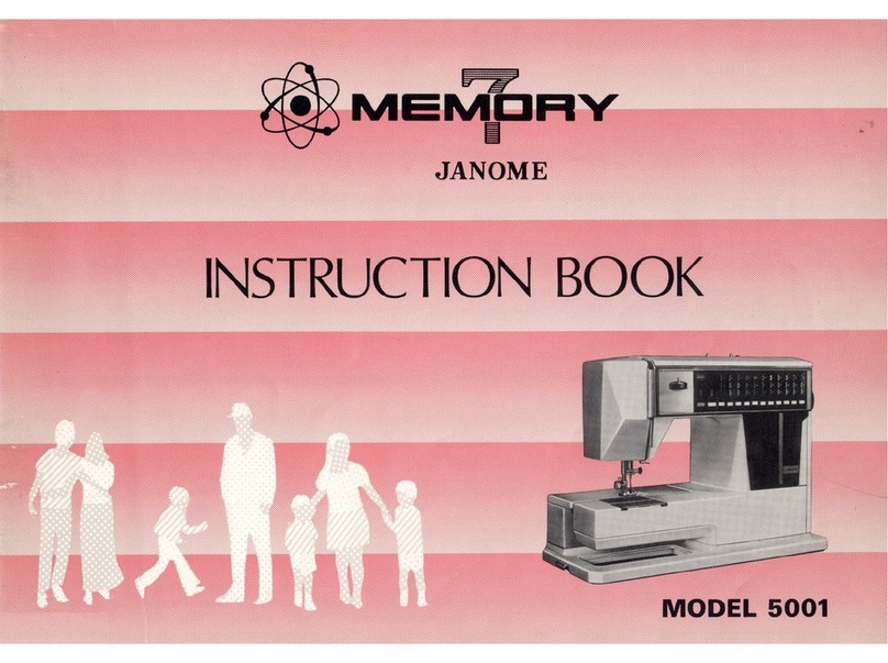 Janome 5001 Memory Instruction book
