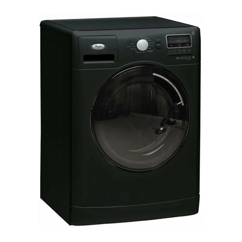 Whirlpool AWOE 8759 B Programme chart