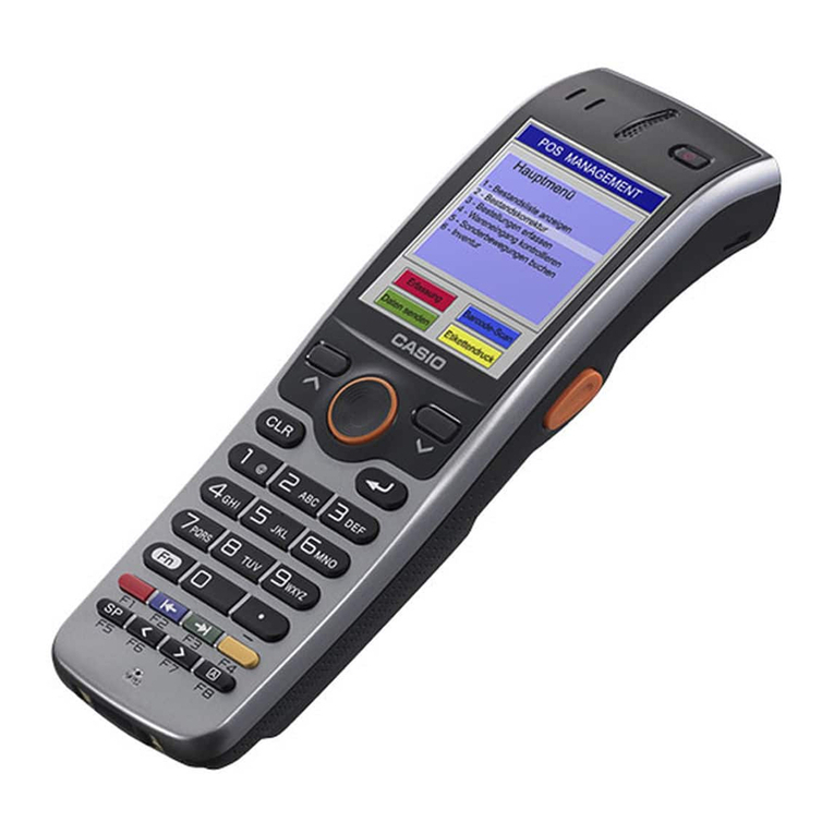 Casio DT-X100 Series User manual