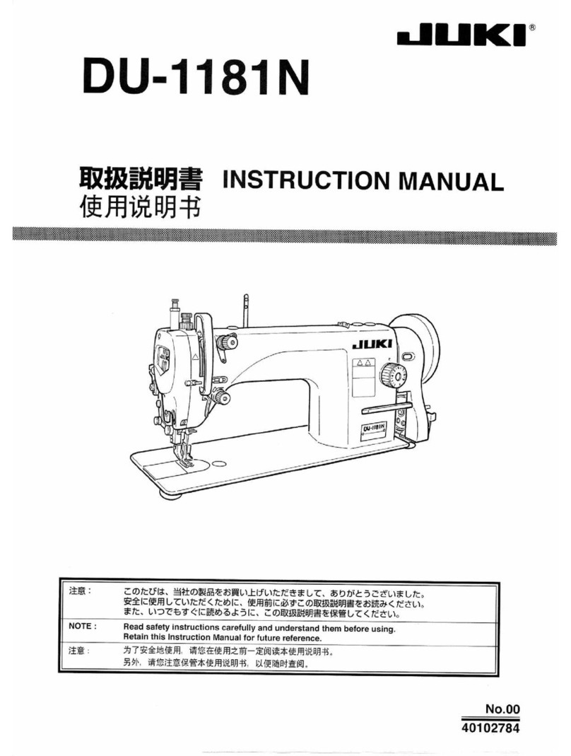 JUKI DU-1181N User manual JUKI DU-1181N User manual
