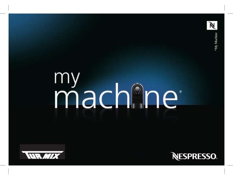 Nespresso my machine C50 instruction manual