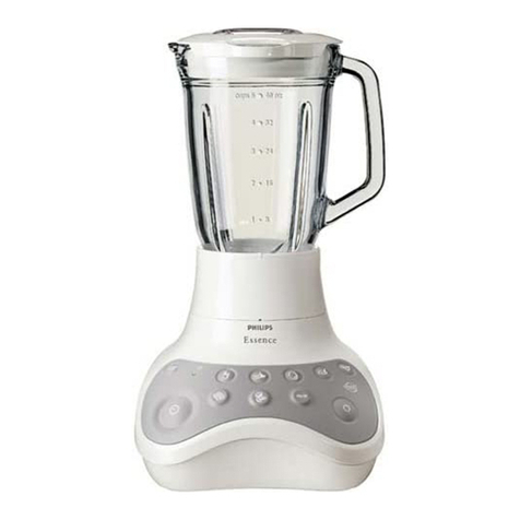 Philips Blender HR 1780/AB User manual