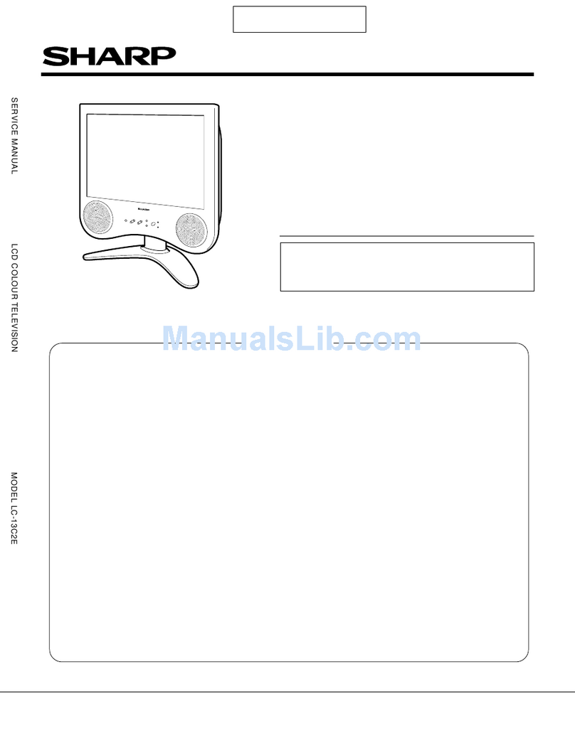 Sharp LC-13C2E User manual
