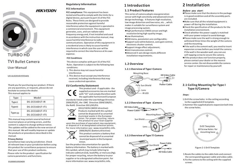 HIK VISION DS-2CE16D1T-IR User manual HIK VISION DS-2CE16D1T-IR User manual