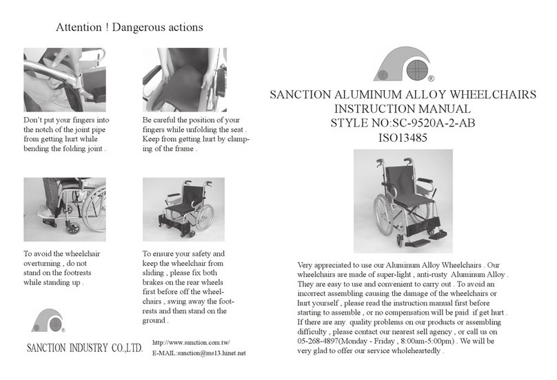 Sanction Industry SC-9520A-2-AB instruction manual