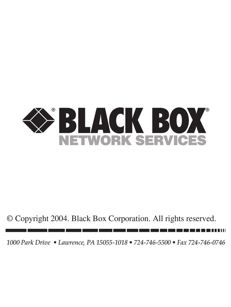 Black Box TS590A User manual