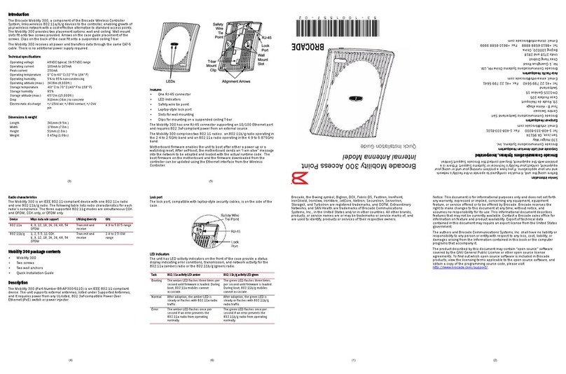 Brocade Communications Systems 300 Quick installation guide
