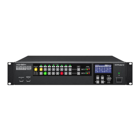 Roland VS-82H User manual