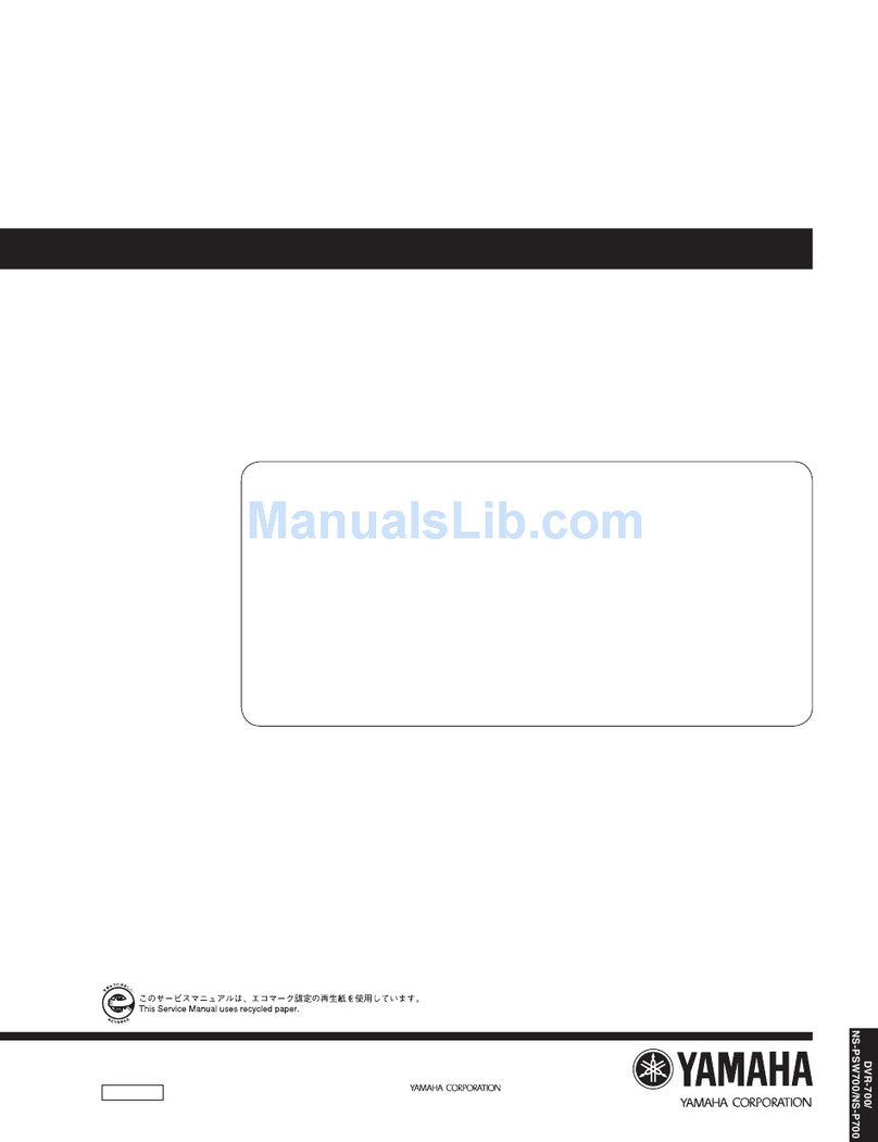 Yamaha DVX-700 User manual