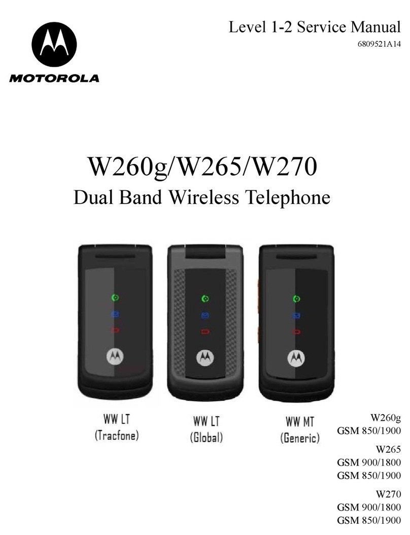 Motorola W260g User manual