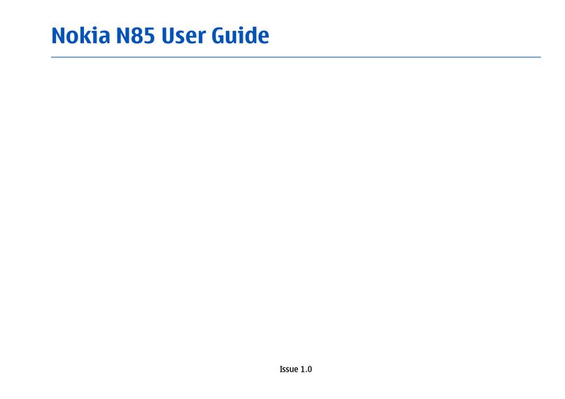 Nokia N85 User manual Nokia N85 User manual