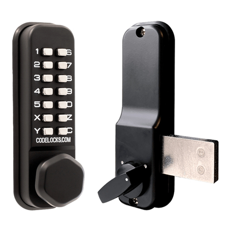 CODELOCKS Codelock 100 User manual CODELOCKS Codelock 100 User manual