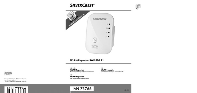 Silvercrest SWR 300 A1 User manual and service information
