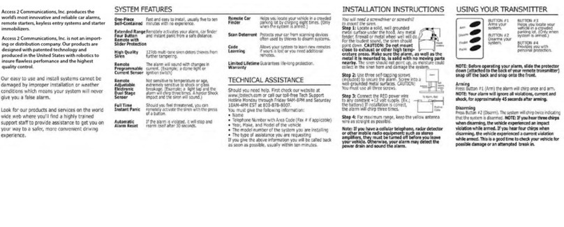 A2C 2010 Installation and owner's guide
