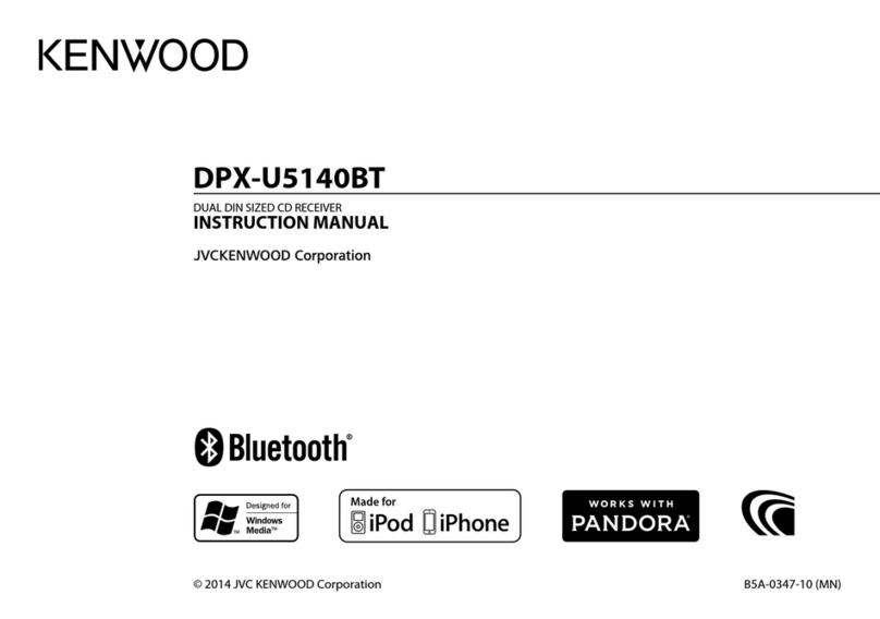 Kenwood DPX-U514BT User manual
