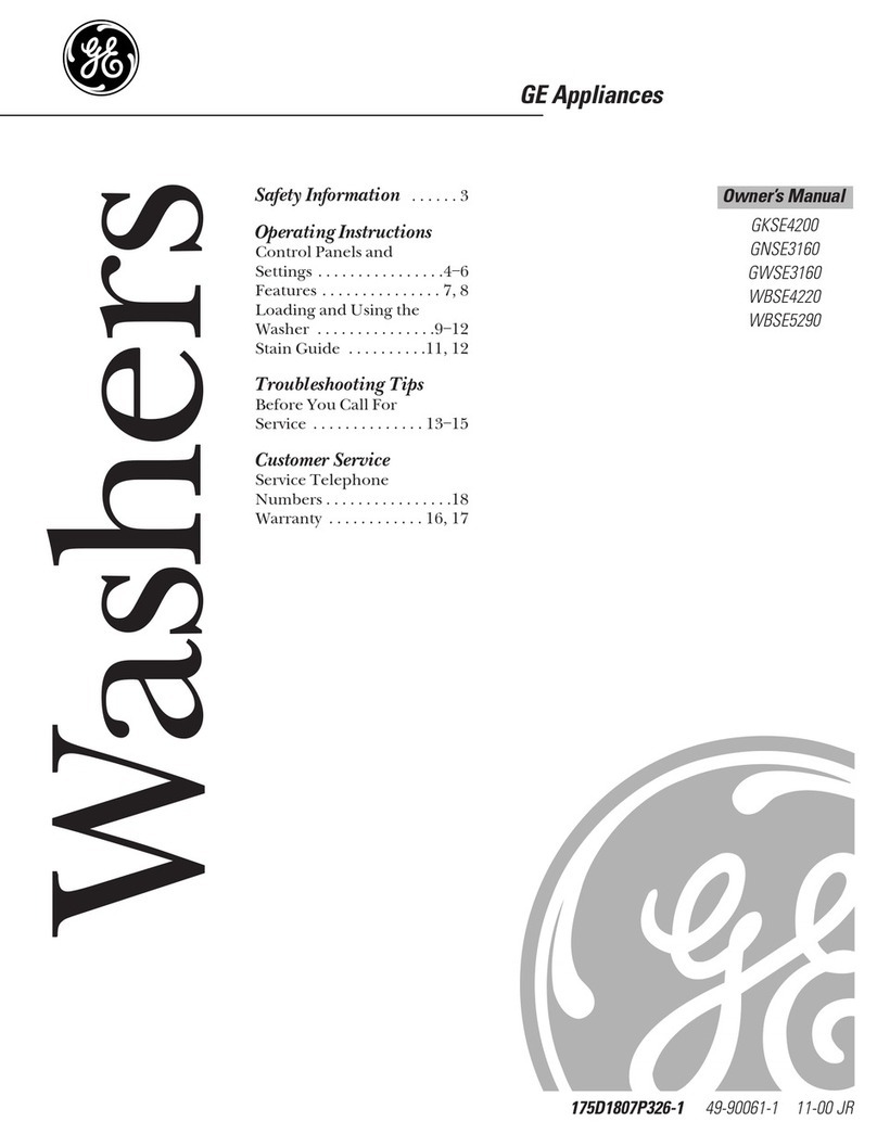GE GKSE4200 User manual