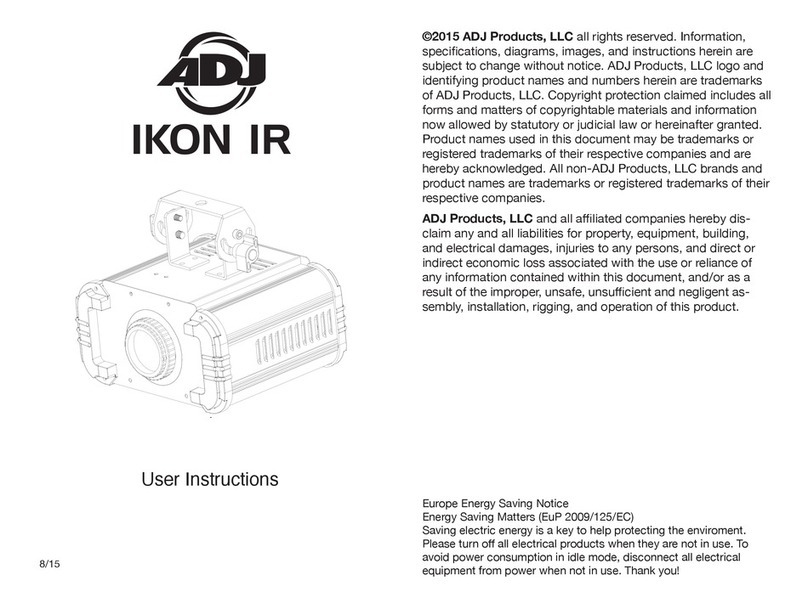 ADJ IKON IR User manual